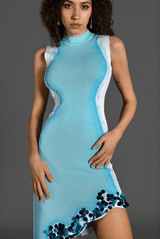 Valora Gradient Wave Sequin Dress