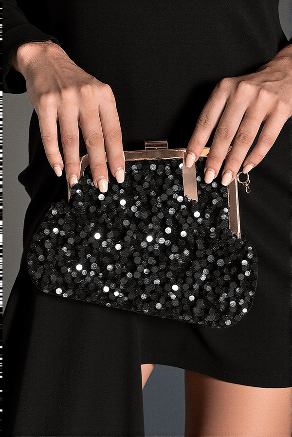 Gerasimos Glitter Sequin Handbag