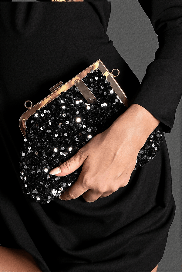 Gerasimos Glitter Sequin Handbag