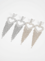 Rory Heart Tassel Earrings