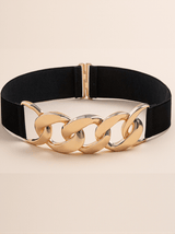 Futia Metal Buckle Elastic Belt