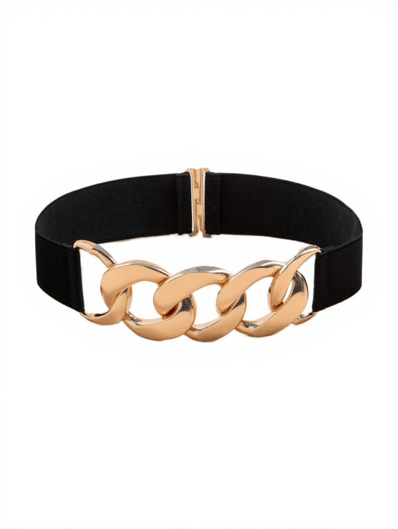 Futia Metal Buckle Elastic Belt