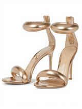 Aleena Gold Ankle Strap Sandals