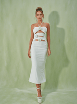 Dorcas Halterneck Cutout Midi Dress