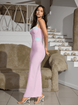 Margaux Bandage Maxi Dress In Pink