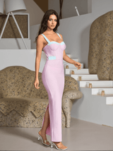 Margaux Bandage Maxi Dress In Pink