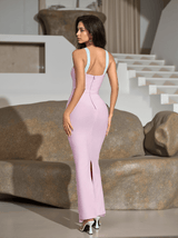 Margaux Bandage Maxi Dress In Pink