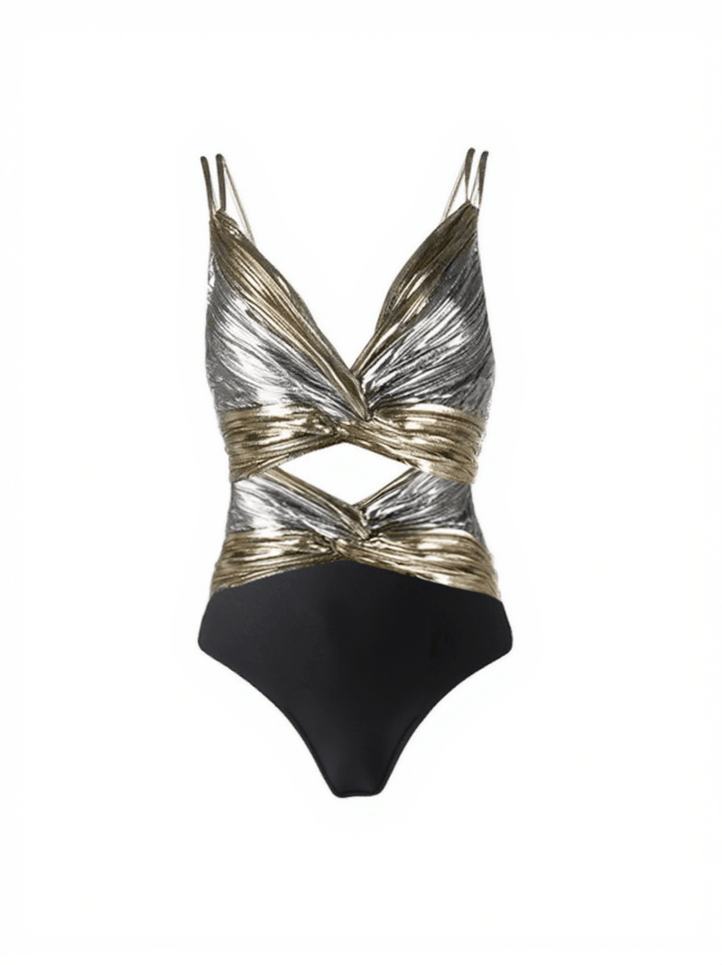 Hezekiah Twisted Swimwear Two Piece Set