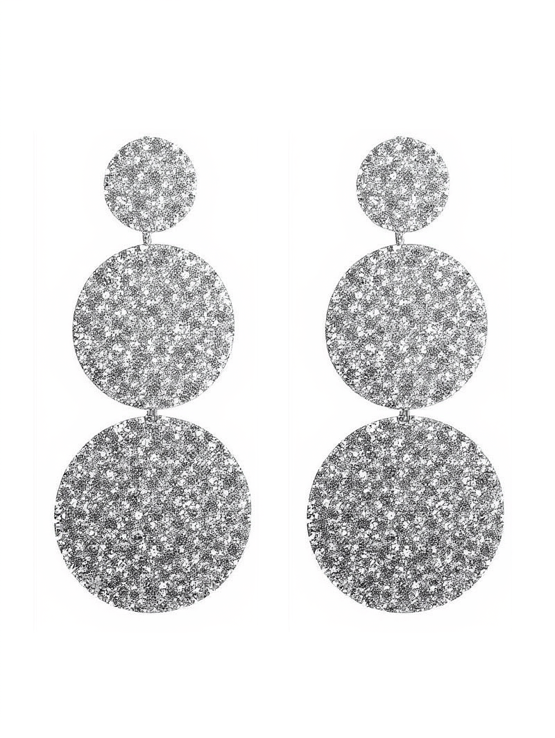 Elina Layered Round Diamond Earrings