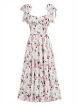 Kizzy Floral Spaghetti Midi Dress