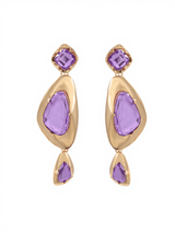 Mikko Geometric Rhinestone Earrings