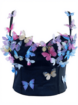 Leroy Butterfly Embellished Top