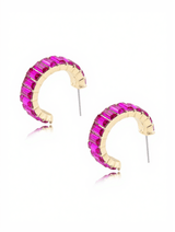 Ottilie Ring Crystal Earrings