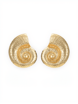 Pamela Metallic Conch Earrings