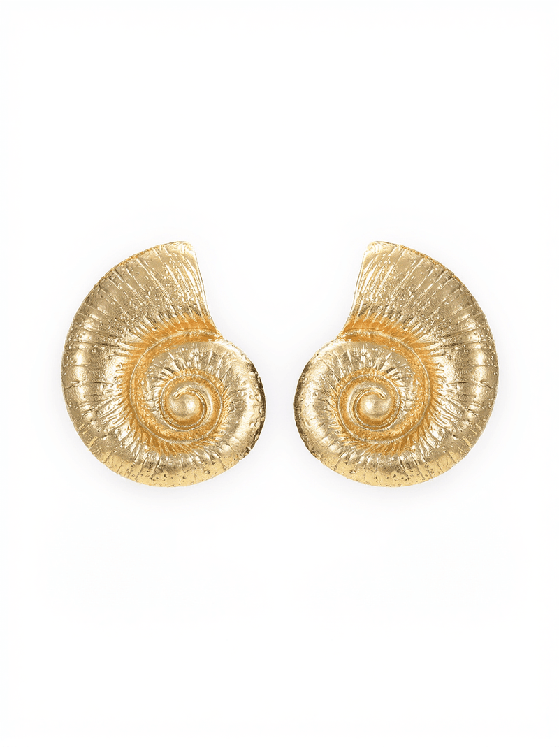 Pamela Metallic Conch Earrings