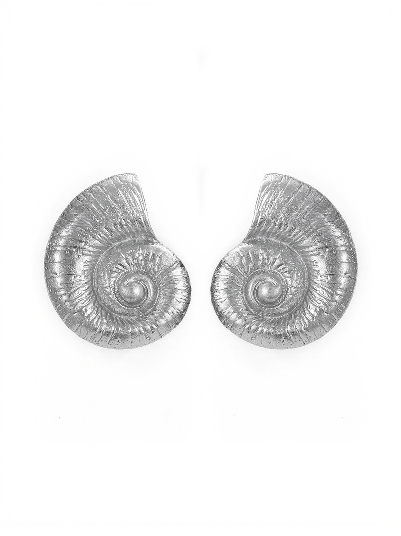 Pamela Metallic Conch Earrings