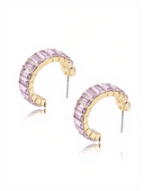 Ottilie Ring Crystal Earrings