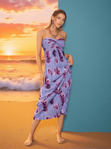 Benno Strapless Floral Maxi Dress