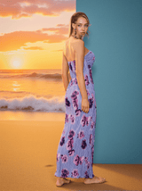 Benno Strapless Floral Maxi Dress