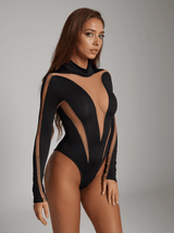 Clayton Long Sleeve Spiral Bodysuit