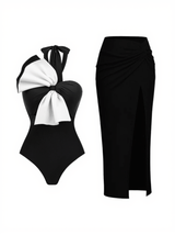 Mulato Bow Swimwear Two Piece Set