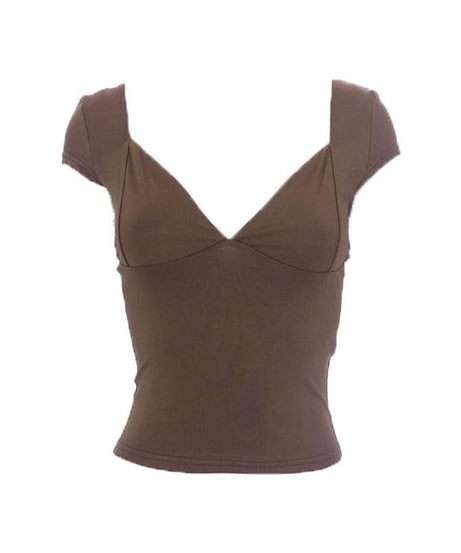 The Flattering V-Neck Cap Sleeve Top - Your Chic Fall Style Essential