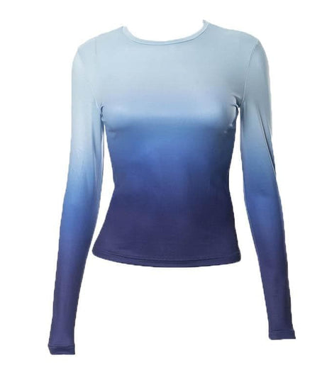 Ocean Sunset Ombre Long Sleeve Top - Your Chic Fall & Winter Wardrobe Staple
