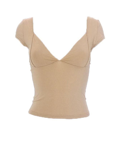 The Flattering V-Neck Cap Sleeve Top - Your Chic Fall Style Essential