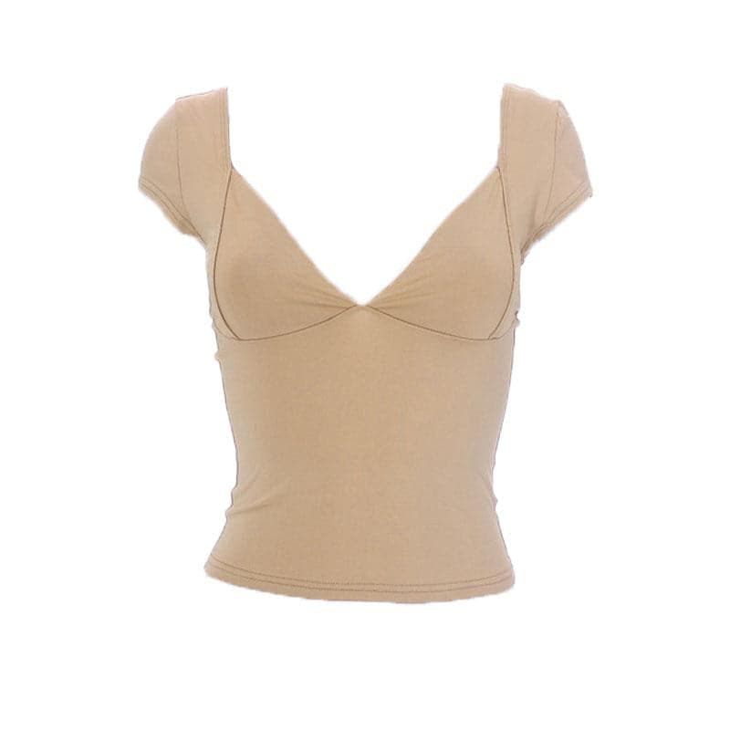 The Flattering V-Neck Cap Sleeve Top - Your Chic Fall Style Essential