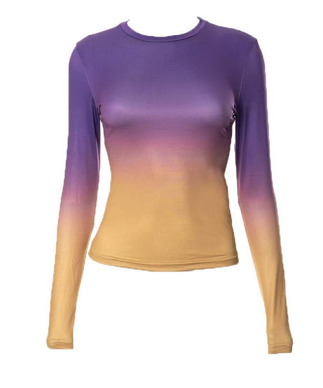 Ocean Sunset Ombre Long Sleeve Top - Your Chic Fall & Winter Wardrobe Staple