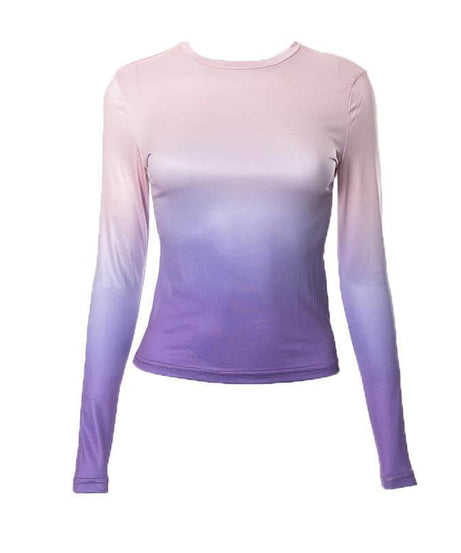 Ocean Sunset Ombre Long Sleeve Top - Your Chic Fall & Winter Wardrobe Staple