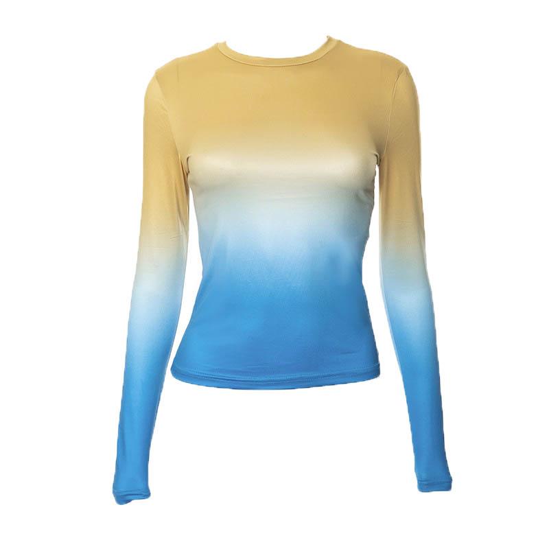Ocean Sunset Ombre Long Sleeve Top - Your Chic Fall & Winter Wardrobe Staple