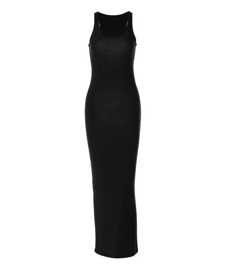 Fall Essential: Sleek & Stretchy Bodycon Maxi Dress - Your Effortless American Style Staple
