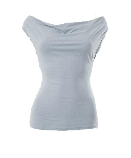 Chic Cowl Neck Sleeveless Top for Women - Effortless Fall Style & Versatile Layering