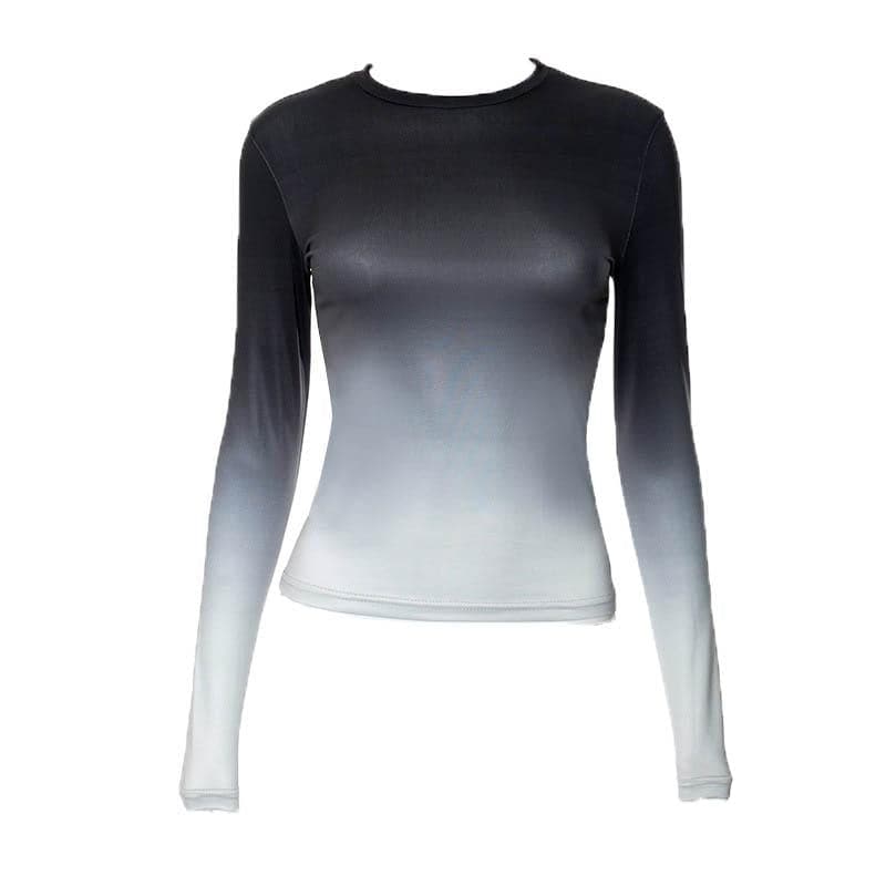 Ocean Sunset Ombre Long Sleeve Top - Your Chic Fall & Winter Wardrobe Staple