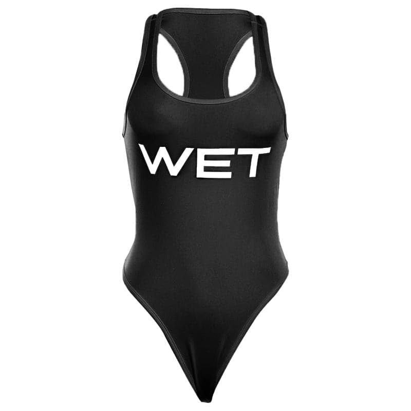 Make a Splash This Fall: The Iconic 'WET' Statement Bodysuit for Edgy Style