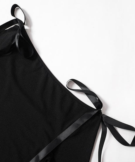 Chic Bow-Tie Long Sleeve Top: Versatile 2-Way Off-Shoulder | Fall & Holiday Essential