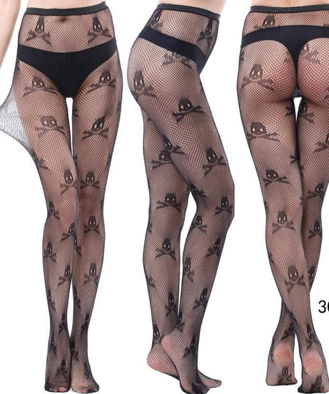 Fall & Holiday Glam: High-Waist Patterned & Fishnet Tights Collection - 12 Chic Styles