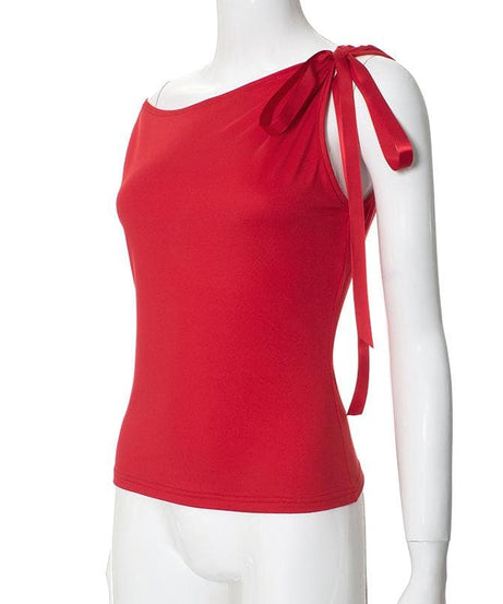 Fall Fashion Favorite: Black One-Shoulder Tie Sleeve Top - Effortless Chic for Autumn Nights & Holiday Parties