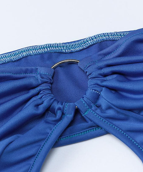 Electrifying Royal Blue Strapless Cutout Mini Dress - Holiday Party & Resort Getaway Ready