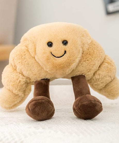 Cozy Bakery Bliss Plushies: Huggable Croissant, Toast & Pretzel Pals for Fall Comfort & Holiday Cheer