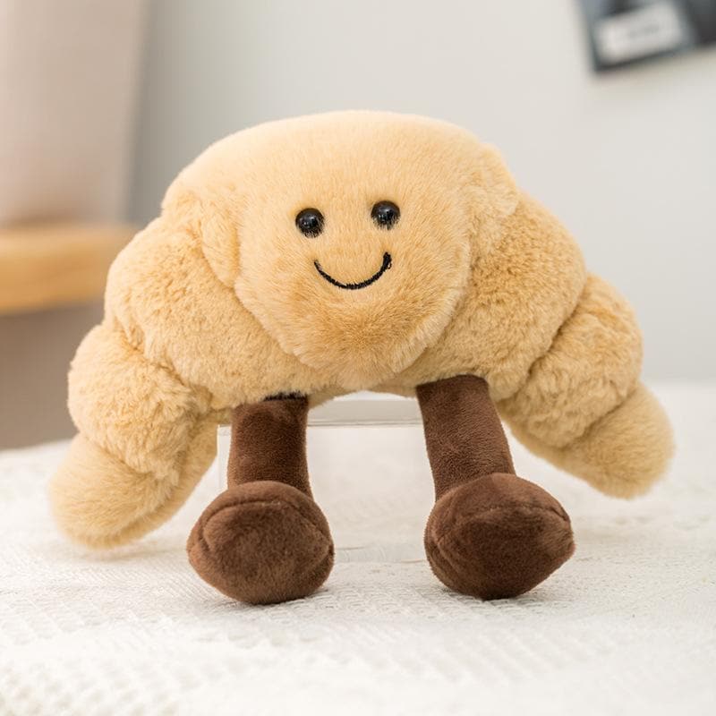 Cozy Bakery Bliss Plushies: Huggable Croissant, Toast & Pretzel Pals for Fall Comfort & Holiday Cheer