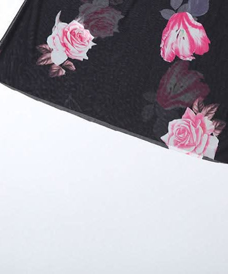 Floral Fantasy Sheer Mesh Halter Maxi Dress - Glamorous Nights Out