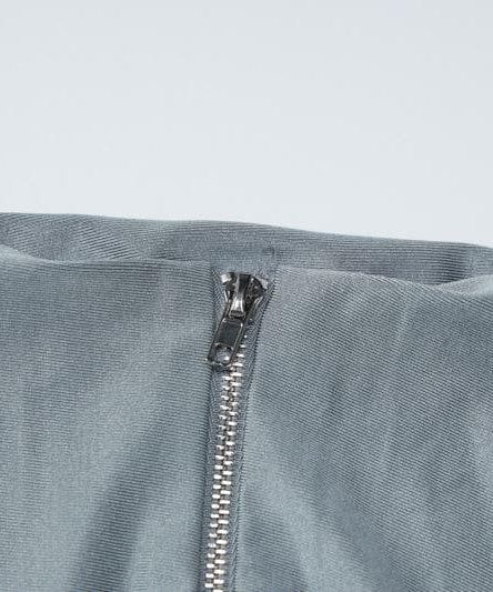 Effortless Fall Chic: Women's Long Sleeve High-Neck Zip Maxi Dress