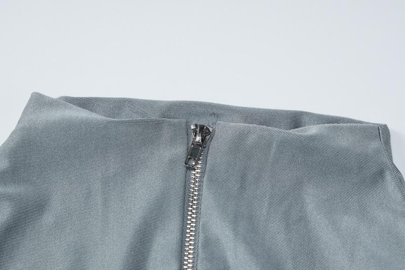 Effortless Fall Chic: Women's Long Sleeve High-Neck Zip Maxi Dress