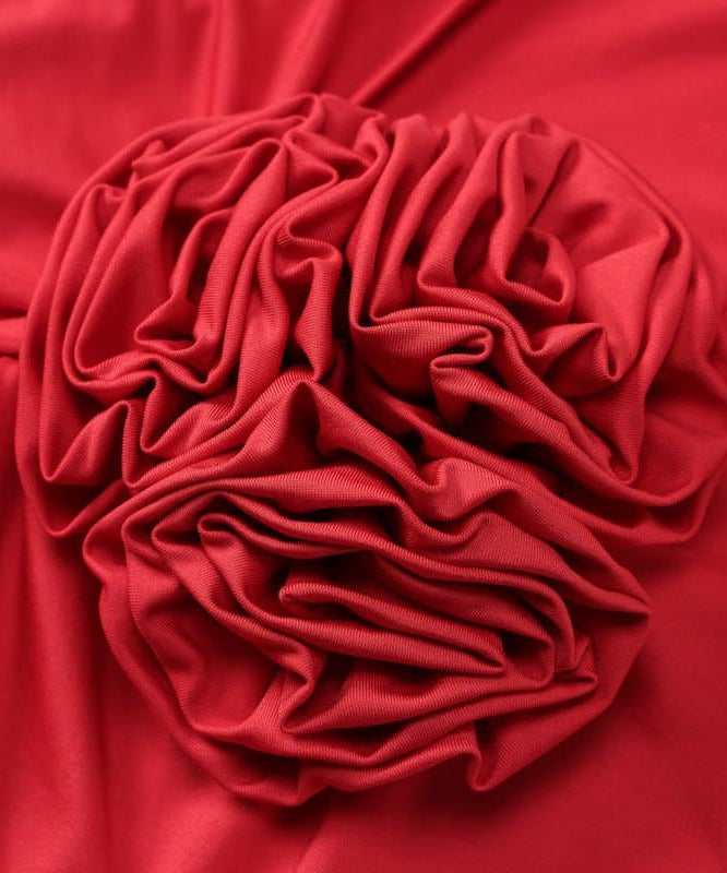 The Scarlet Rose Self-Tie Open Back Maxi Gown - Fall & Holiday Gala Ready