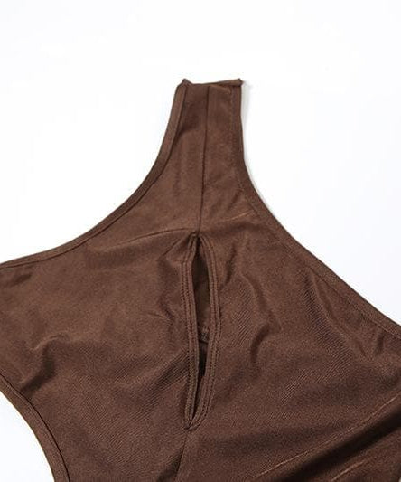 Glamour Siren Black One-Shoulder Cutout Maxi Dress - Your Dazzling Pick for Holiday Parties & NYE