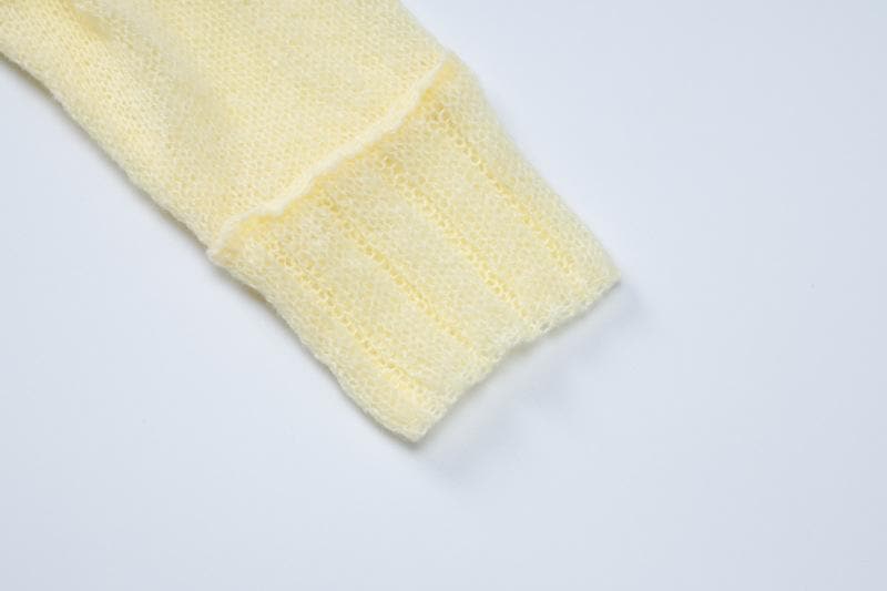 Chic Fall Off-Shoulder Ribbed Knit Top with Sheer Bow | Cozy Autumn Style for Women