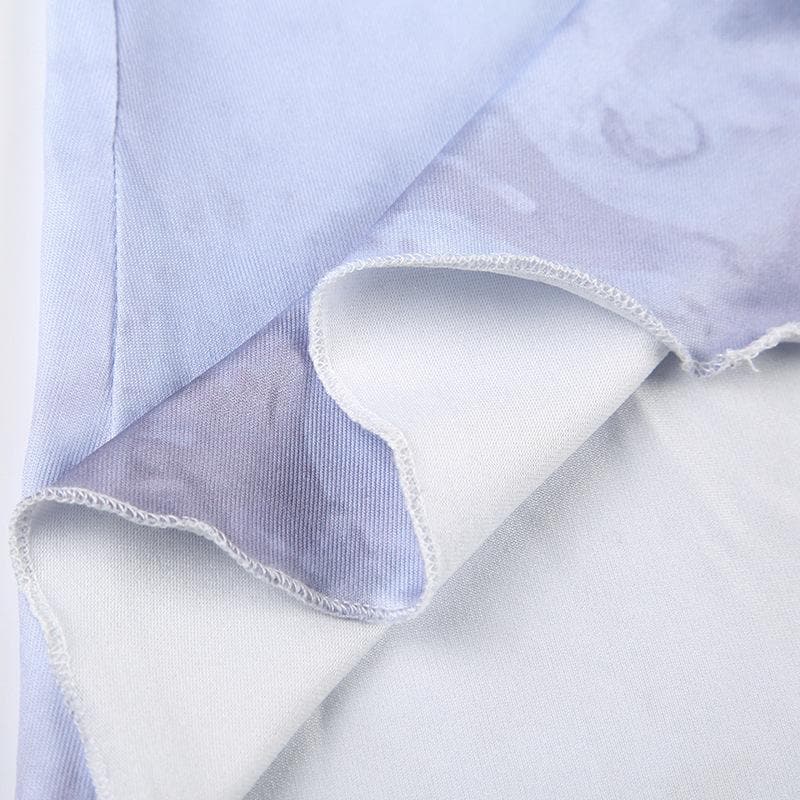 Skeleton Mermaid Ombré Cami Maxi Dress - Spooky Chic Halloween & Fall Style