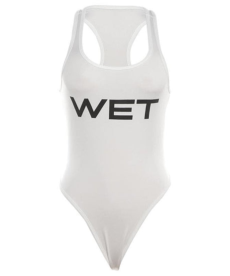 Make a Splash This Fall: The Iconic 'WET' Statement Bodysuit for Edgy Style